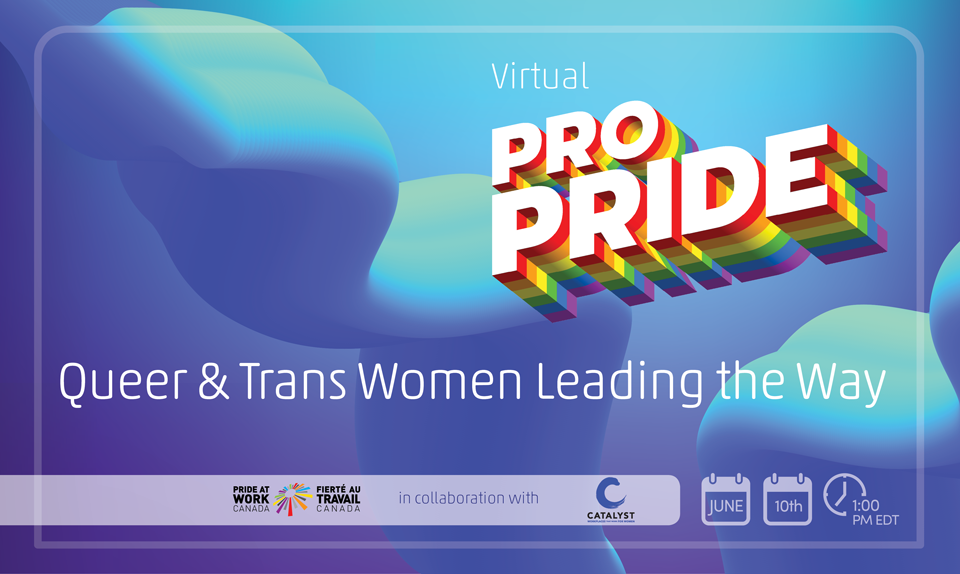 Virtual Pro - Queer and Trans Digital Conference English Banner